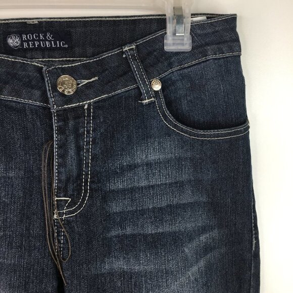 Rock & Republic blue jeans - Picture 4 of 12